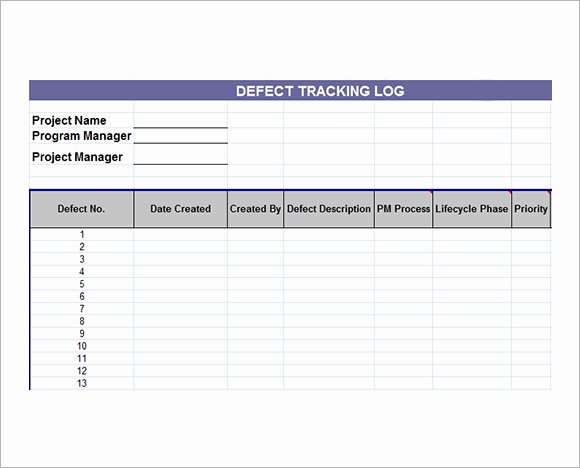 Excel issue Tracker Template Driverlayer Search Engine