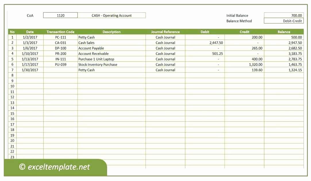 Excel Journal Entry Template – asmexub