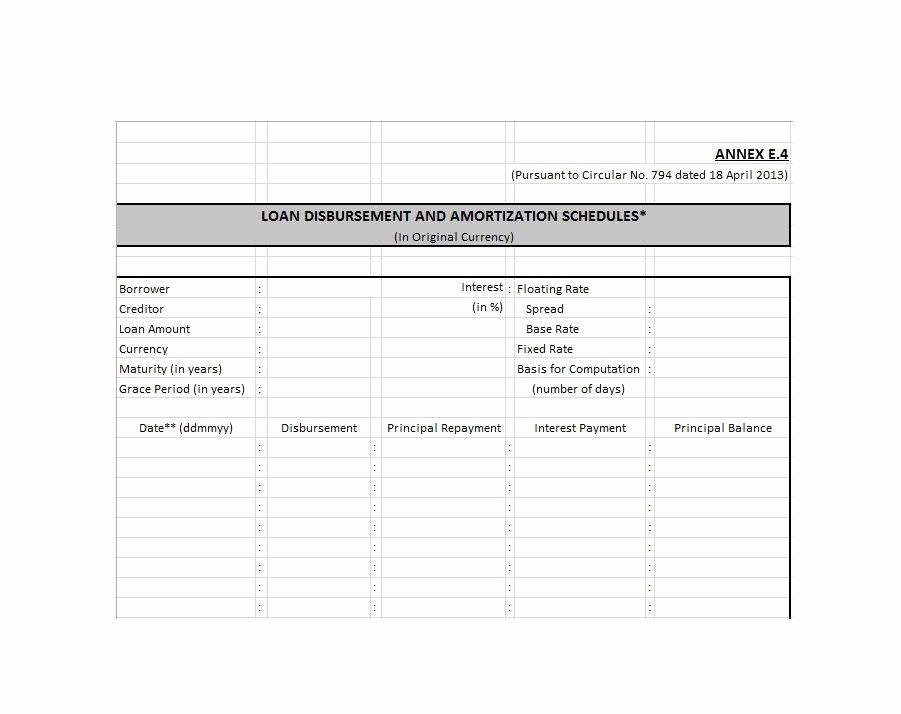 Excel Loan Amortization Template Download Amortization