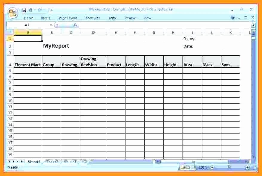 Excel Manufacturing Production Report format In Excel