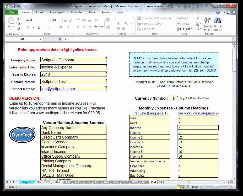 Excel Spreadsheets Small Business Spreadsheets for Small