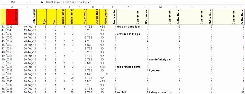 Excel Survey Results Template Survey Results Template Free