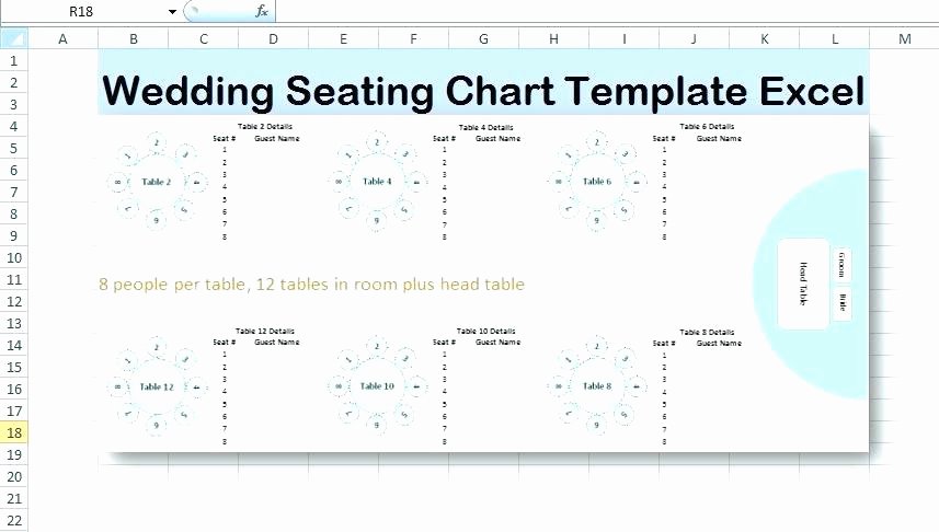 Excel Wedding Seating Chart Template Free Floor Plan Table