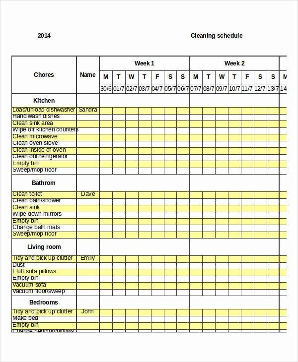 Excel Weekly Schedule Templates 8 Free Excel Documents