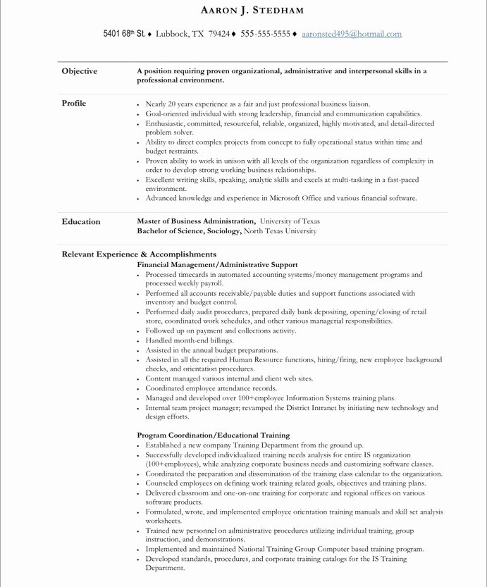 Executive assistant Free Resume Samples
