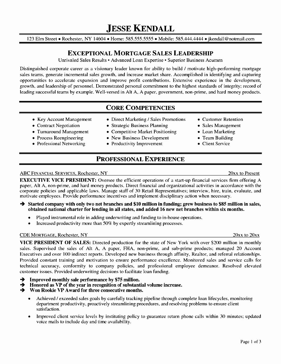 executive resume tips