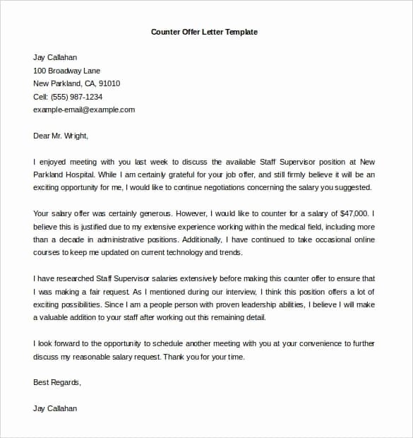 fake job offer letter template