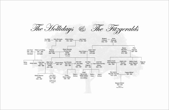 Family Tree Template 11 Free Word Excel format