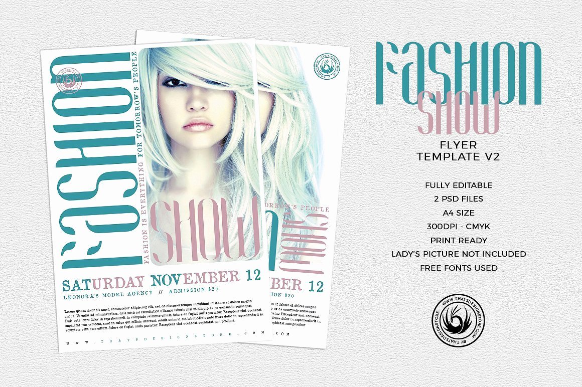 Fashion Show Flyer Template V2