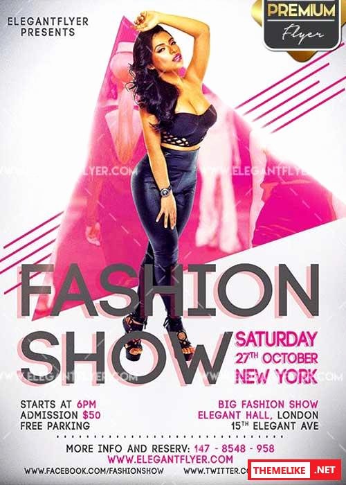 Fashion Show V2 Flyer Psd Template Cover All