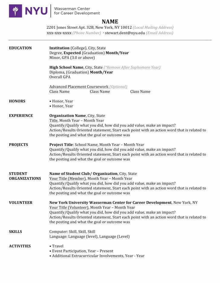 Fast Resume Template Quick Resume Template Easy Resumes