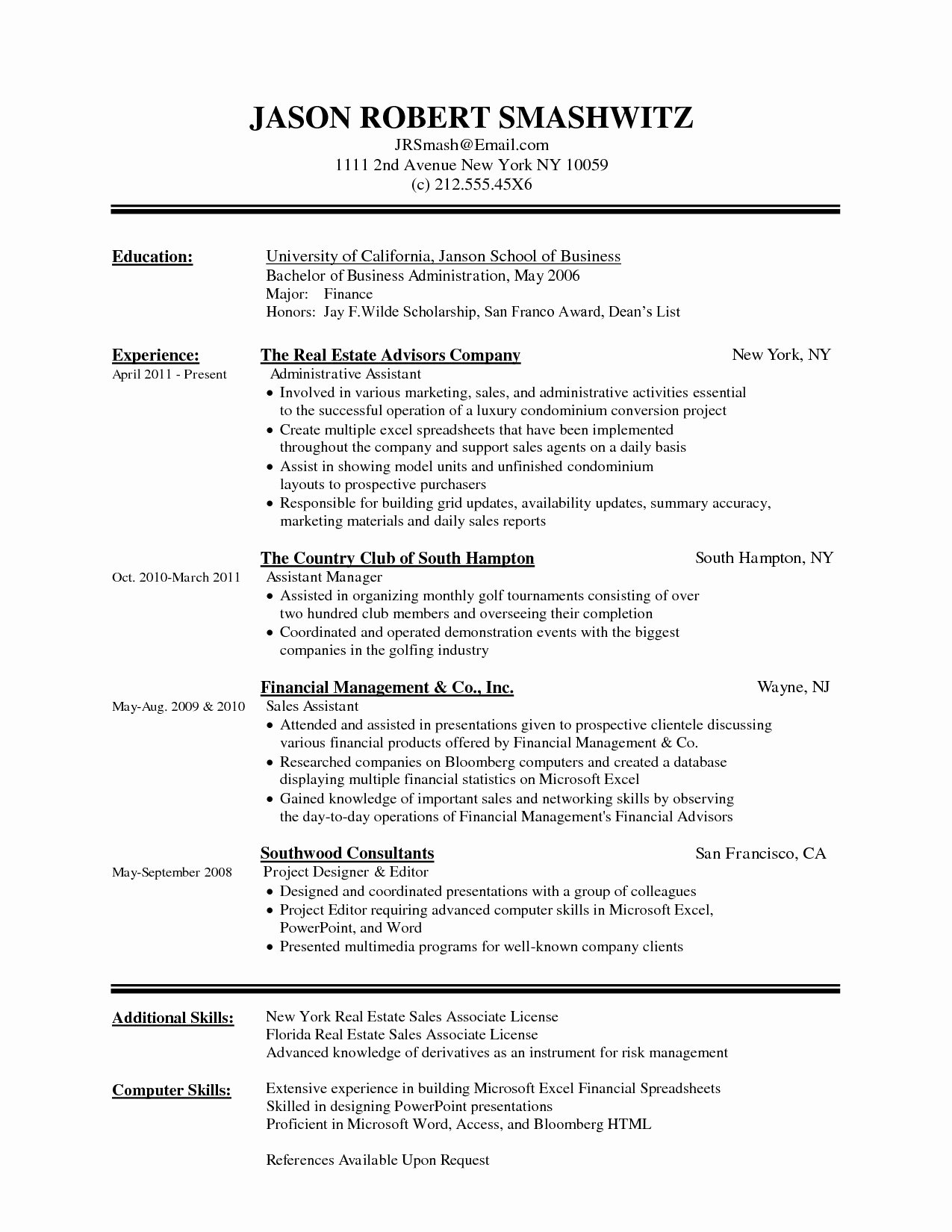 Federal Government Resume Template Download Reference