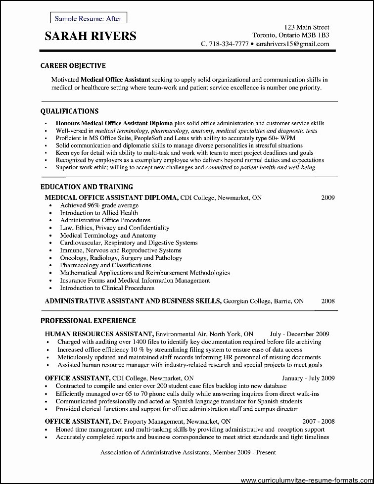 Fice assistant Resume Objective Free Samples