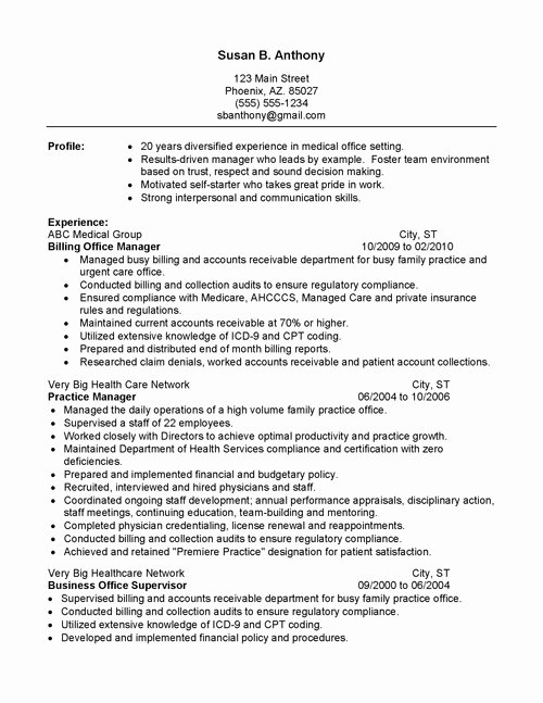 Fice Manager Resume Sample