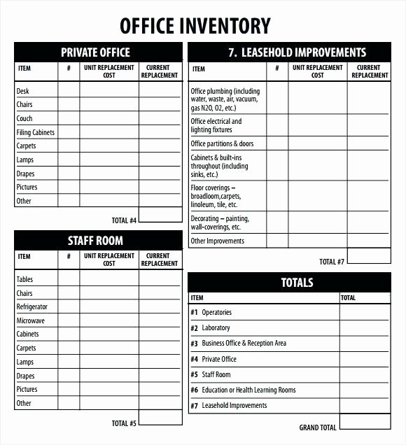 Fice Supplies Inventory Spreadshe with Supply order form
