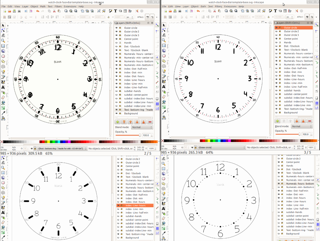 File Custom Watch Clock Face Dial Examples Wikimedia
