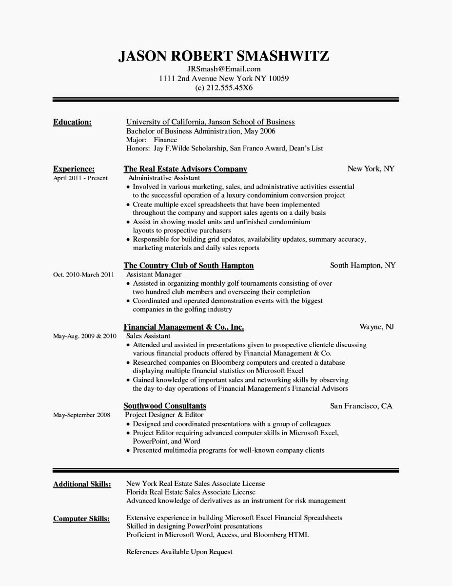 Fill In Blank Resume Free Resume Template