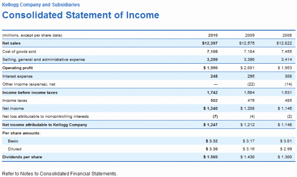 Financial Statements Templates In E Statement Template