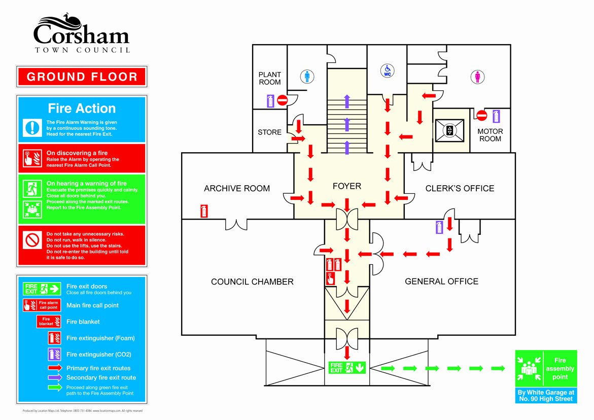 Sample Of Fire Evacuation Plan 4717