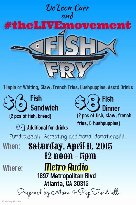 Fish Fry Fundraiser Template