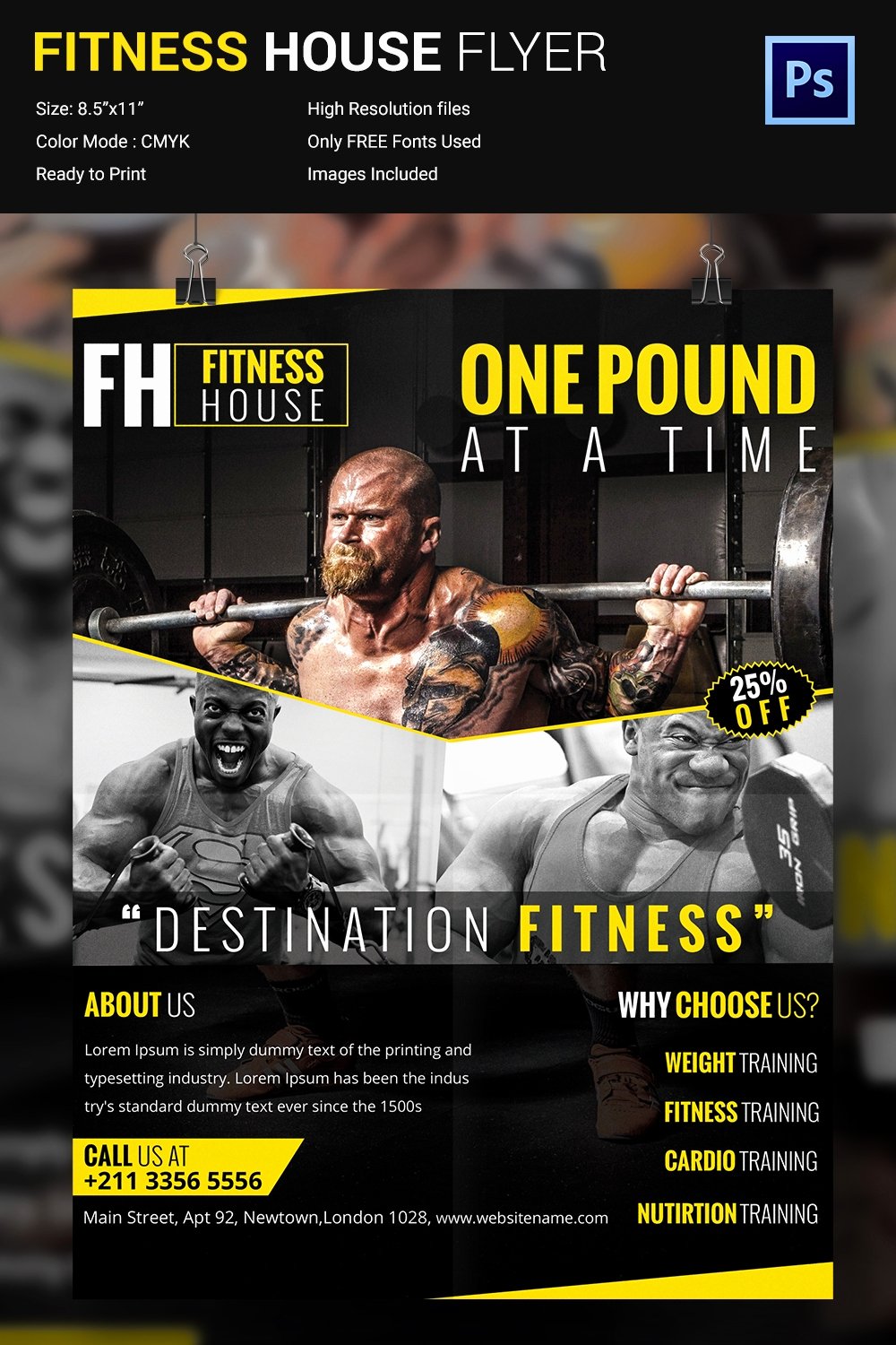 Fitness Flyer Template 32 Free Psd format Download