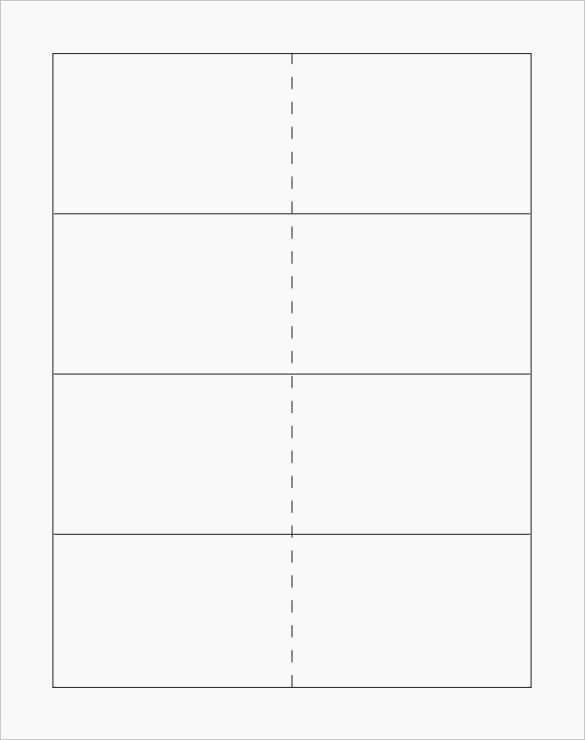 flashcard template free