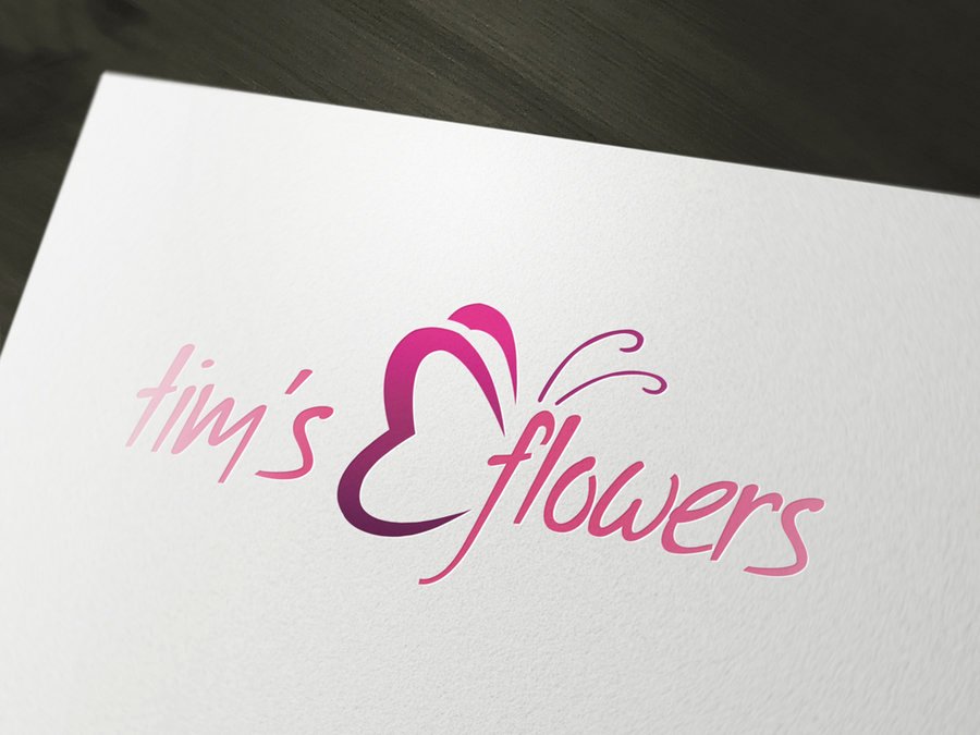 Flower Florist Logo Template PSD