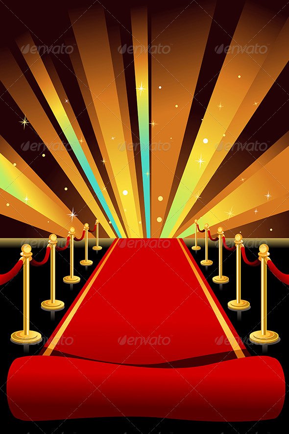 flyer backgrounds templates for red carpet event