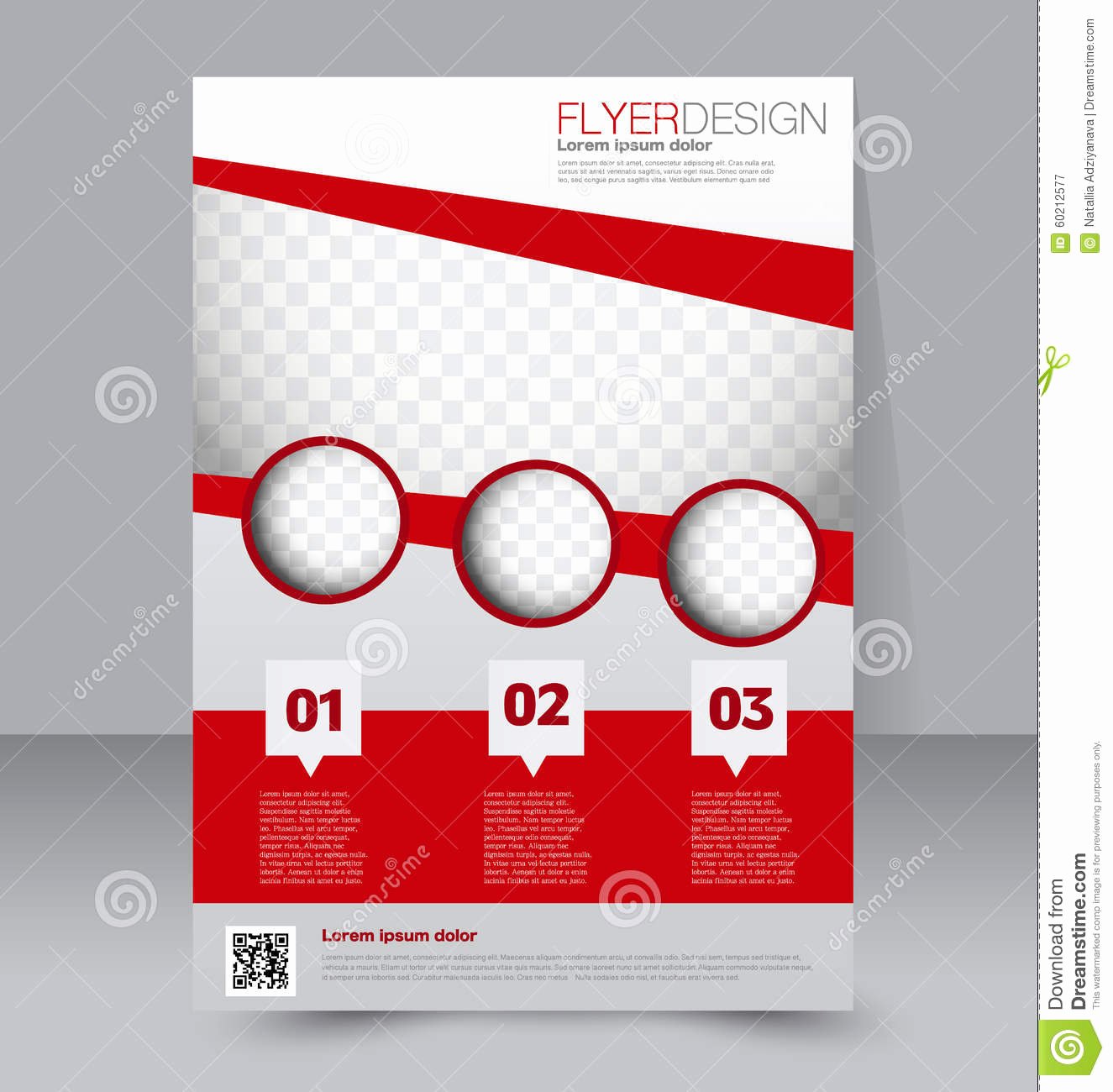 Flyer Template Brochure Design A4 Business Cover Stock