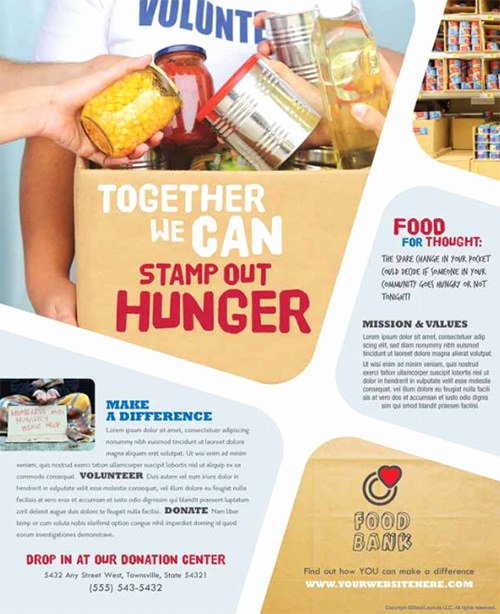Food Drive Flyer Template Yourweek D44a8beca25e