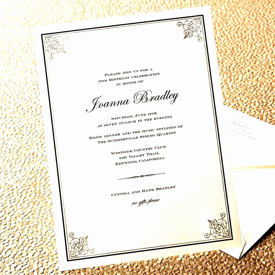 formal dinner invitation sample