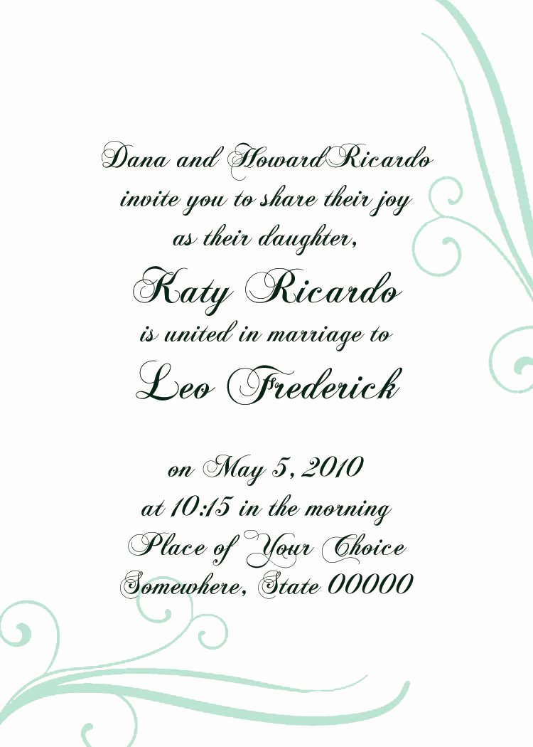 formal invitation templates