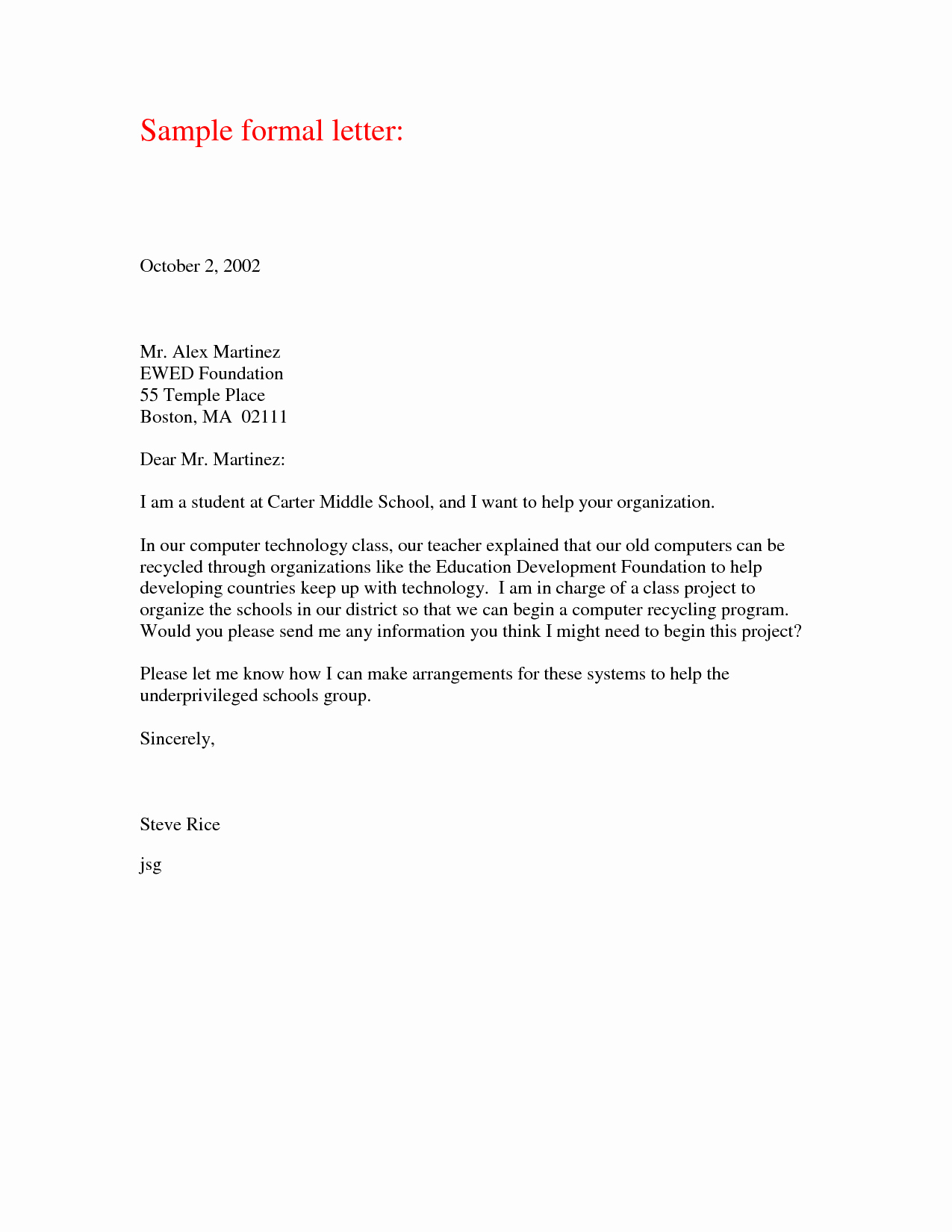 formal letter sample 181