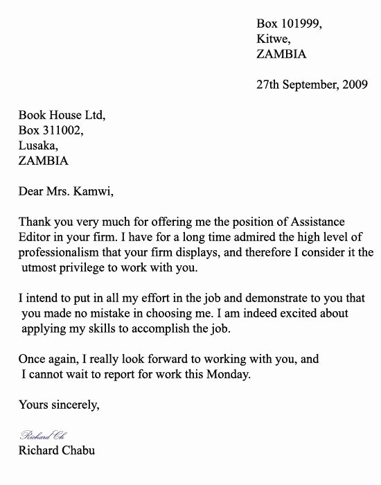 Formal Thank You Letter Thank You Letter Examples for A