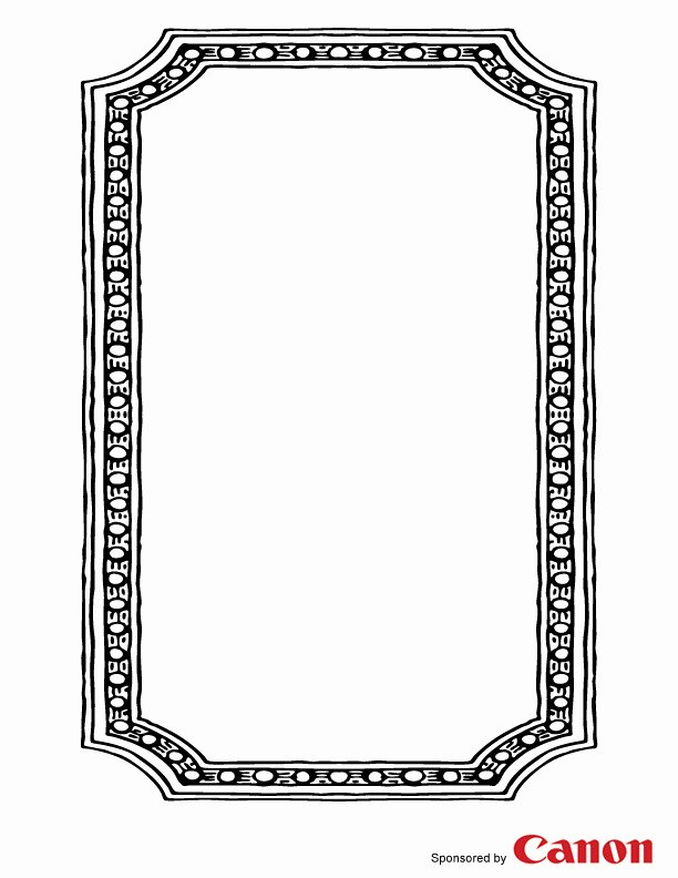 Frame 4 Free Printable Coloring Pages