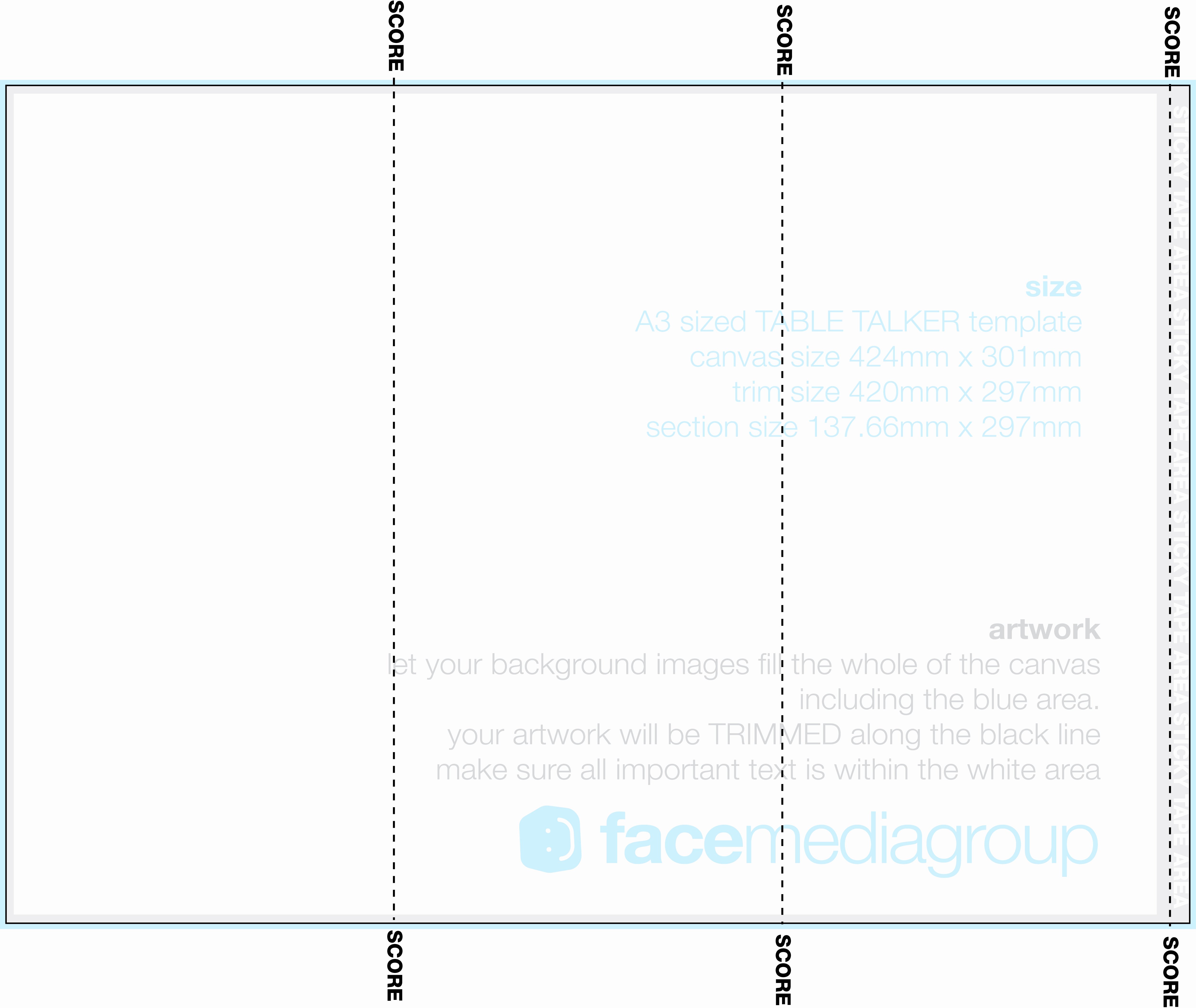 Free 3 Sided Table Tent Template