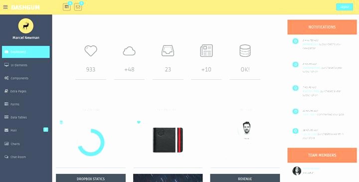 Free Admin Panel Bootstrap Template Templates 2
