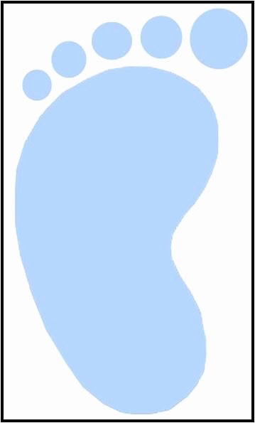 Free Baby Footprint Template Download Free Clip Art Free