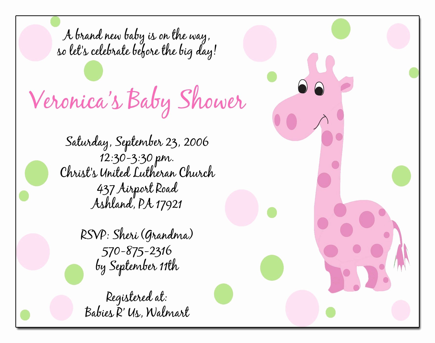Free Baby Shower Invitation Templates Free Baby Shower