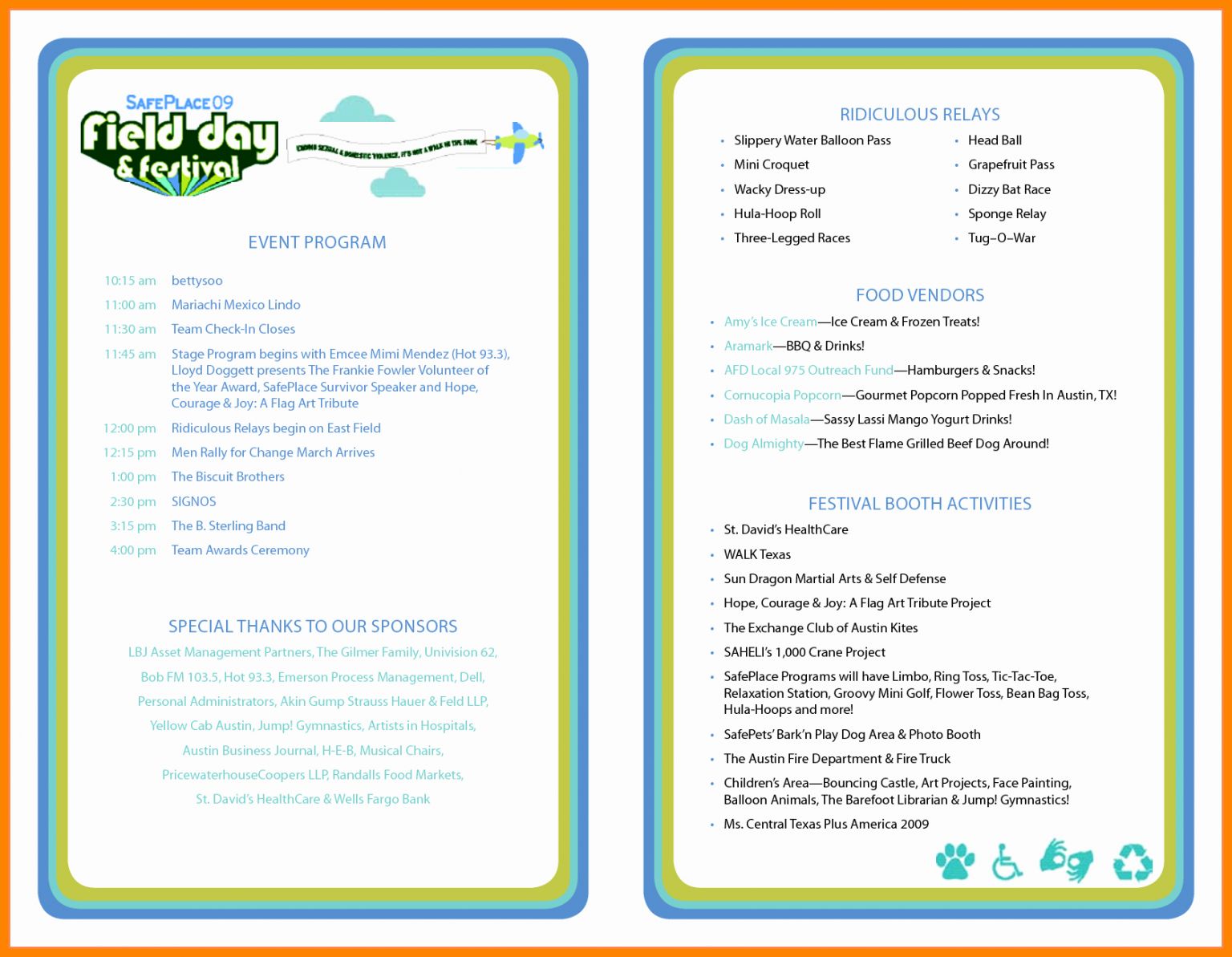 Conference Program Booklet Template