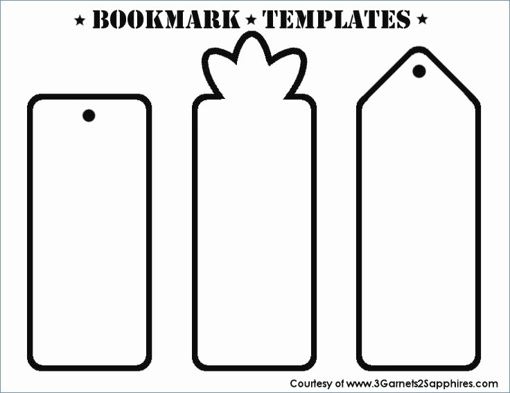 Free Bookmark Templates