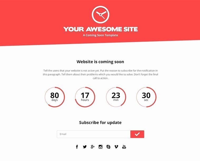 Free Bootstrap Based Psd Ing soon Template Titanui