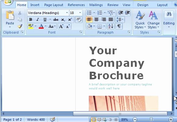 Free Brochure Maker Template for Ms Word