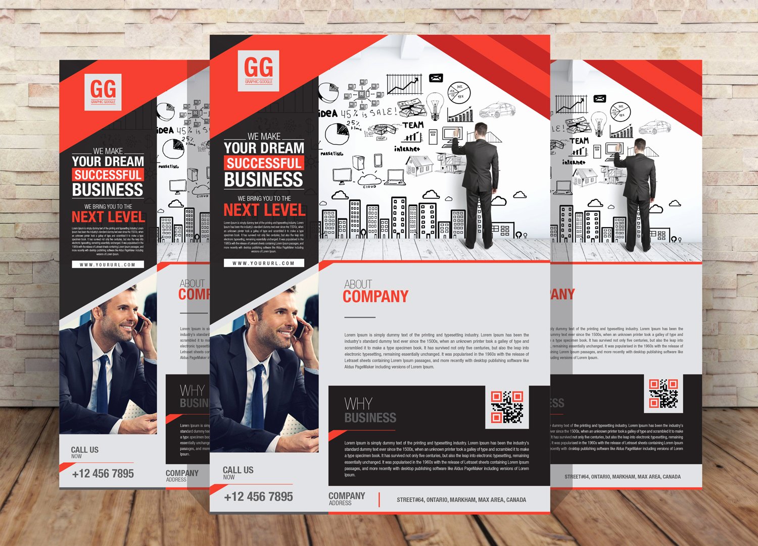 free business flyer design template