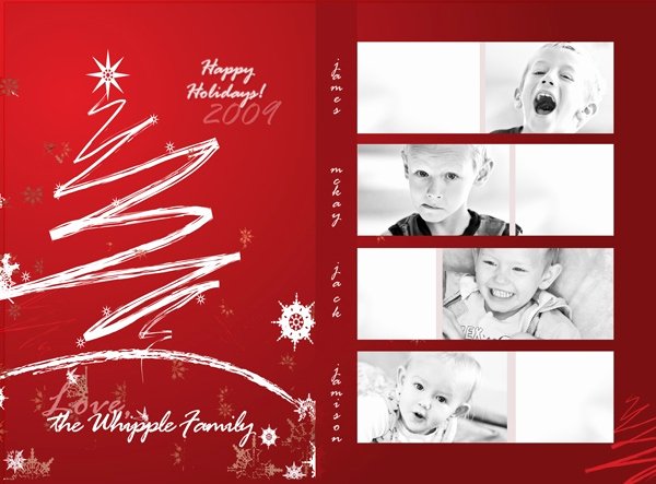Free Christmas Card Templates for Shop Invitation