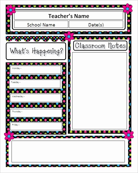 Free Classroom Newsletter Templates for Microsoft Word