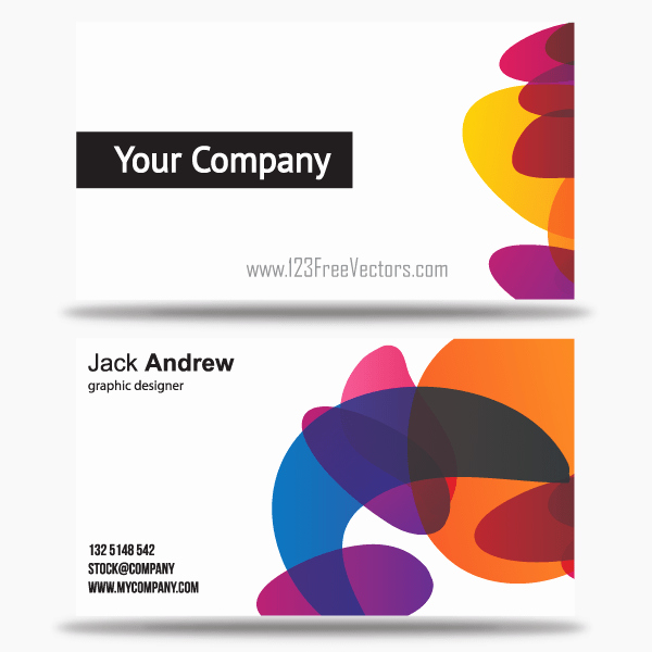 Free Colorful Business Card Templates