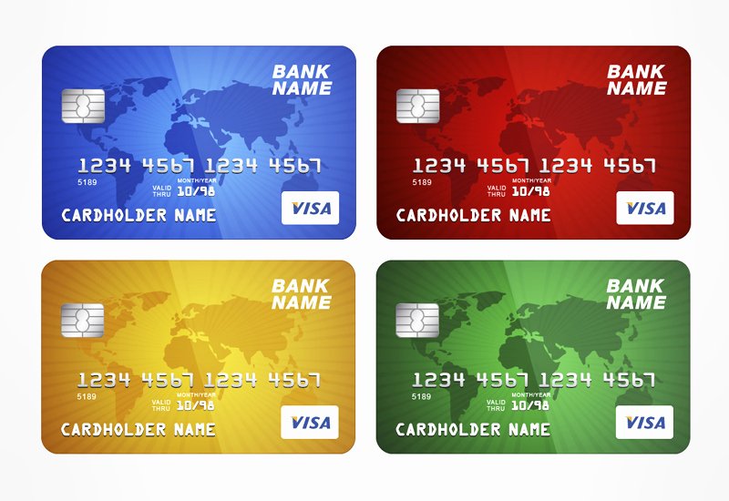 Free Credit Card Template Vectorize