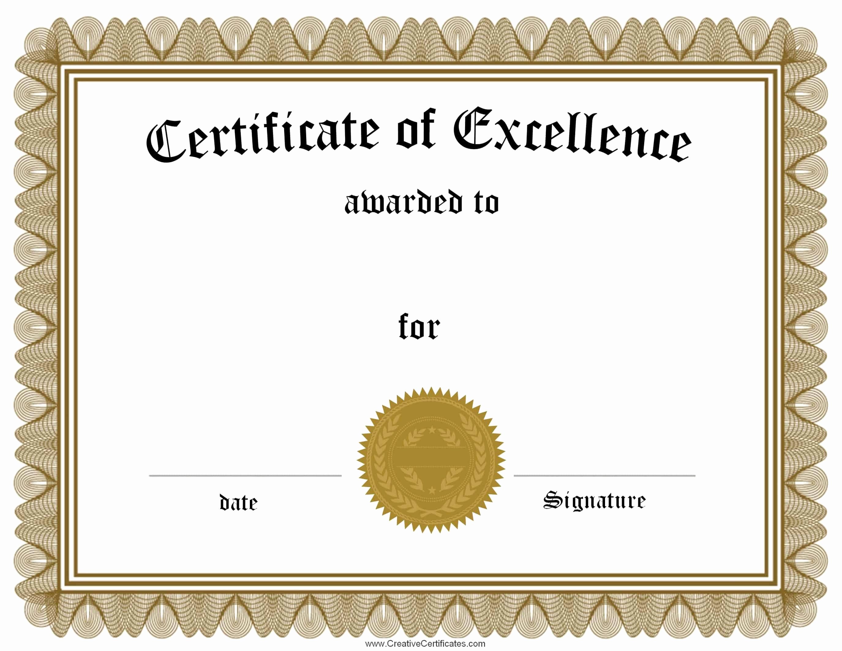 certificates achievement