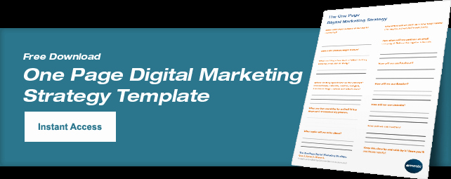 Free Digital Marketing Plan Template ⋆ Emmix